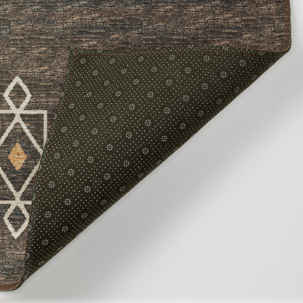Indoor/Outdoor Sedona SN3 Fudge Machine Washable 3' x 5' Rug