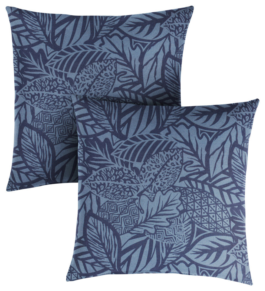 Sorra Home Maven Capri Knife Edge Pillow, Set of 2, 24"x24"x6"