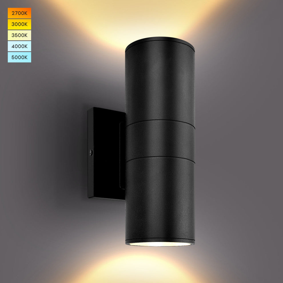 Luxrite LED Up and Down Outdoor Wall Light 5CCT 20W 1800LM