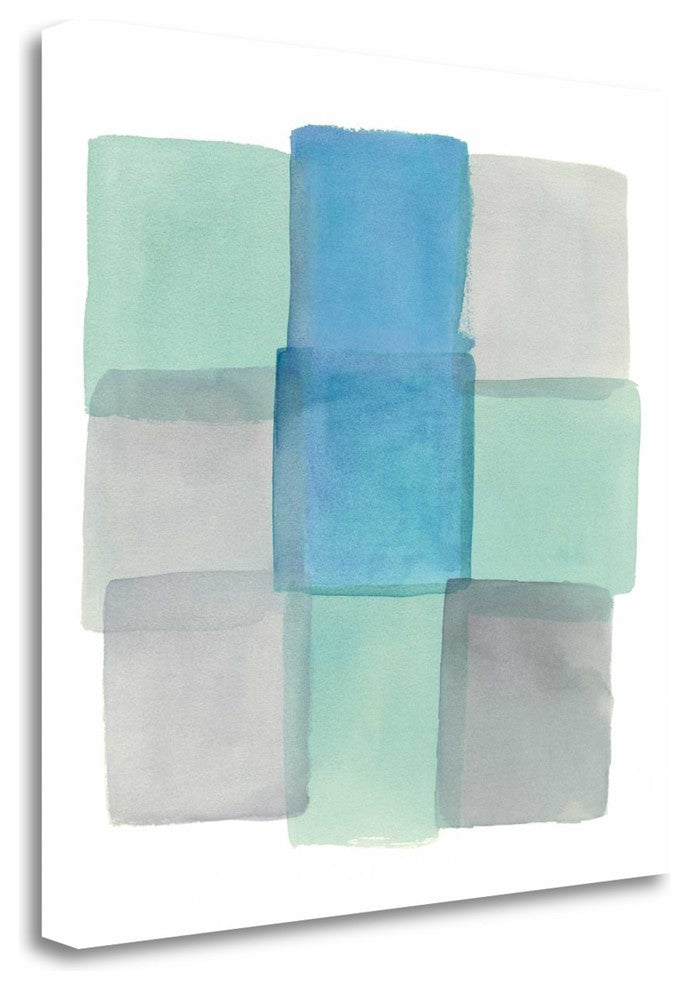 "Overlap I" By Mike Schick, Giclee Print on Gallery Wrap Canvas, Ready to Hang