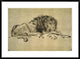 "Lion" Framed Digital Print by Rembrandt Van Rijn, 38"x28"