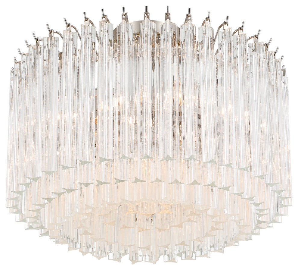 Crystorama Lighting Group LOF-5005_CEILING Lofton 5 Light 18"W - Aged Brass