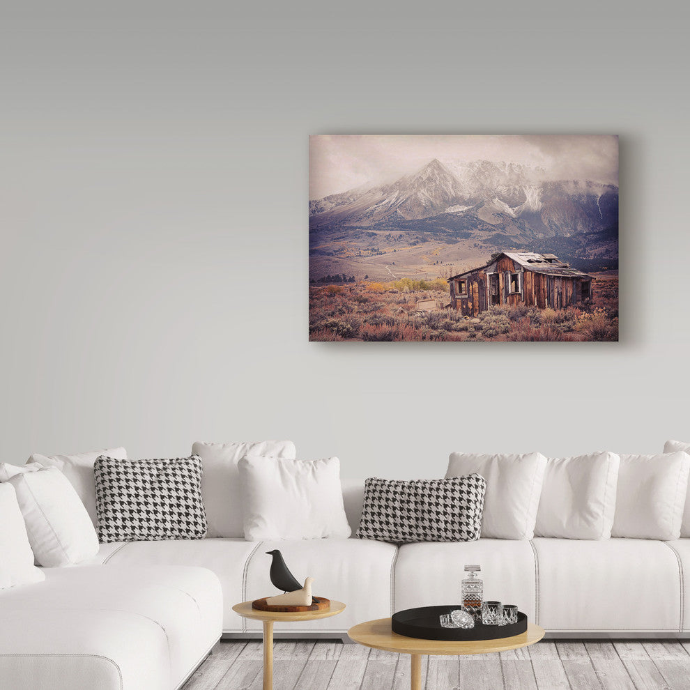 Lance Kuehne 'Mountain Cabin' Canvas Art, 24"x16"