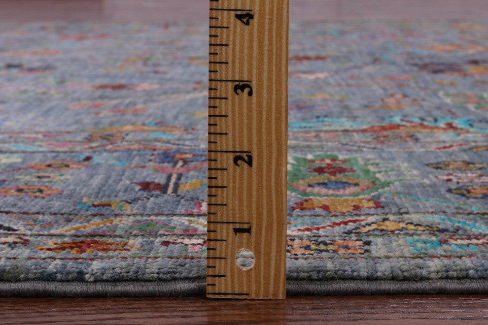 Persian Tabriz Handmade Wool Rug 6' 5" X 10' 3" - Q12199