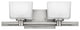 Hinkley Taylor Two Light Vanity, Brushed Nickel
