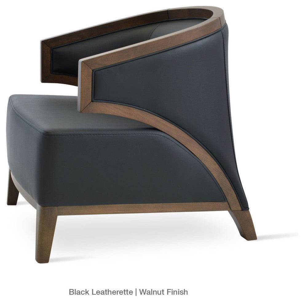 Mostar Arm Chair, Deep Maroon Camira Wool