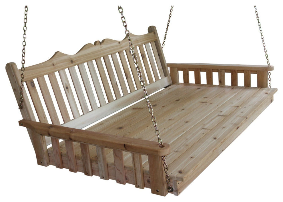 Pine Royal English Garden Swingbed, Unfinished, 6 Foot