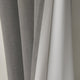 Linen Look Grommet Blackout Curtains with Coating, Grey, 52"x96"