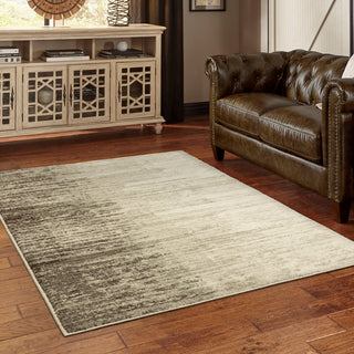 Carolina Abstract Area Rug, Beige, 3'10"x5'5"