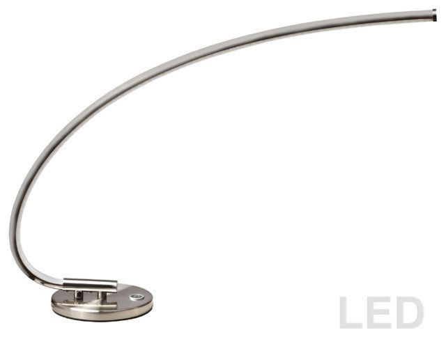 LED Table Lamp, 18 Watt, Satin Chrome