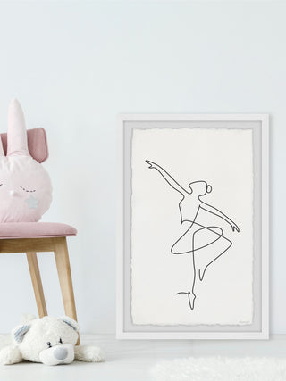 "Hands, the Air" Framed Painting Print, 24x36