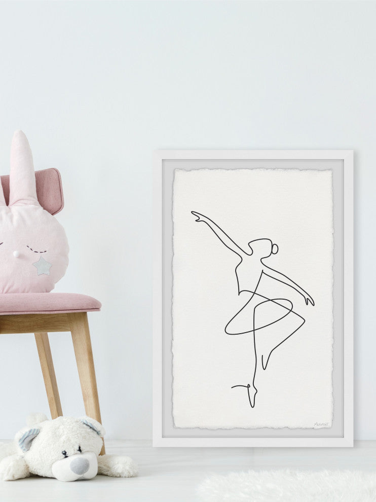 "Hands, the Air" Framed Painting Print, 24x36