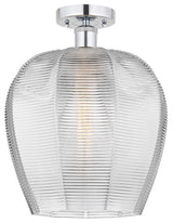 Innovations 616-1F-PC-G462-12 1 Light Semi-Flush Mount, Polished Chrome