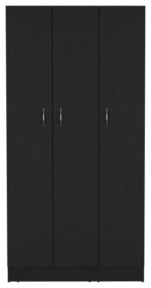 DEPOT E-SHOP Westbury Wardrobe Armoire with 3 Doors, 2 Drawers, 4-Tier Shelves