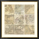 "Around the World II" Framed Digital Print by Joannoo, 46x46"