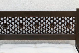 Elegant Floral Jali Lounge Club Chair