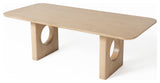 Nova Domus Oshana Modern White Oak Dining Table