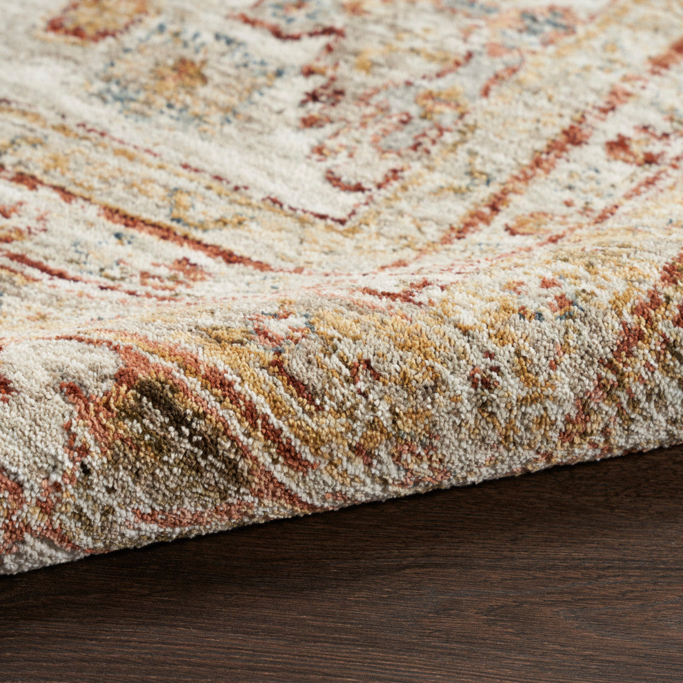 Nourison Home 5'3"x7'8" Petra Rust Area Rug