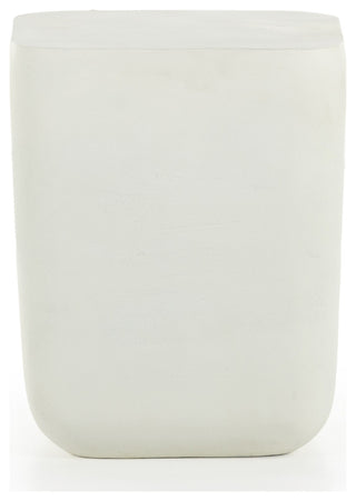Basil Outdoor Square Drink Table-Mat Wht