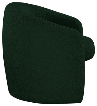 Acadia Boucle Fabric Upholstered Accent Chair, Green
