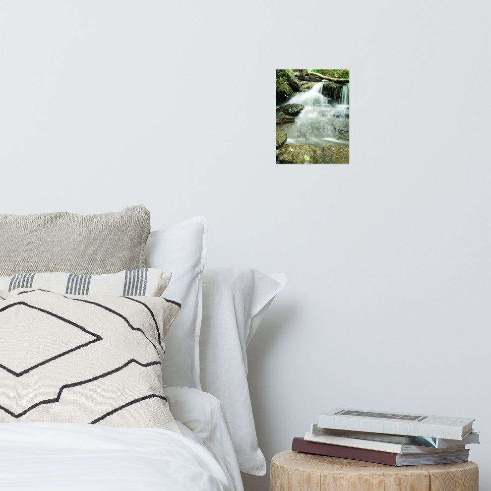 Pixley Falls 2 Landscape Photo, Waterfall Unframed Wall Art Print, 8" X 10"