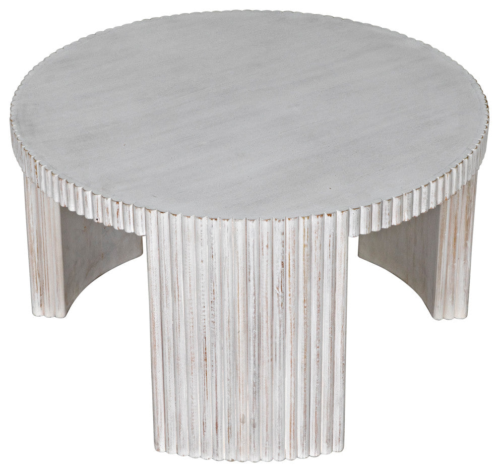 Jgor Side/Coffee Table, White Wash