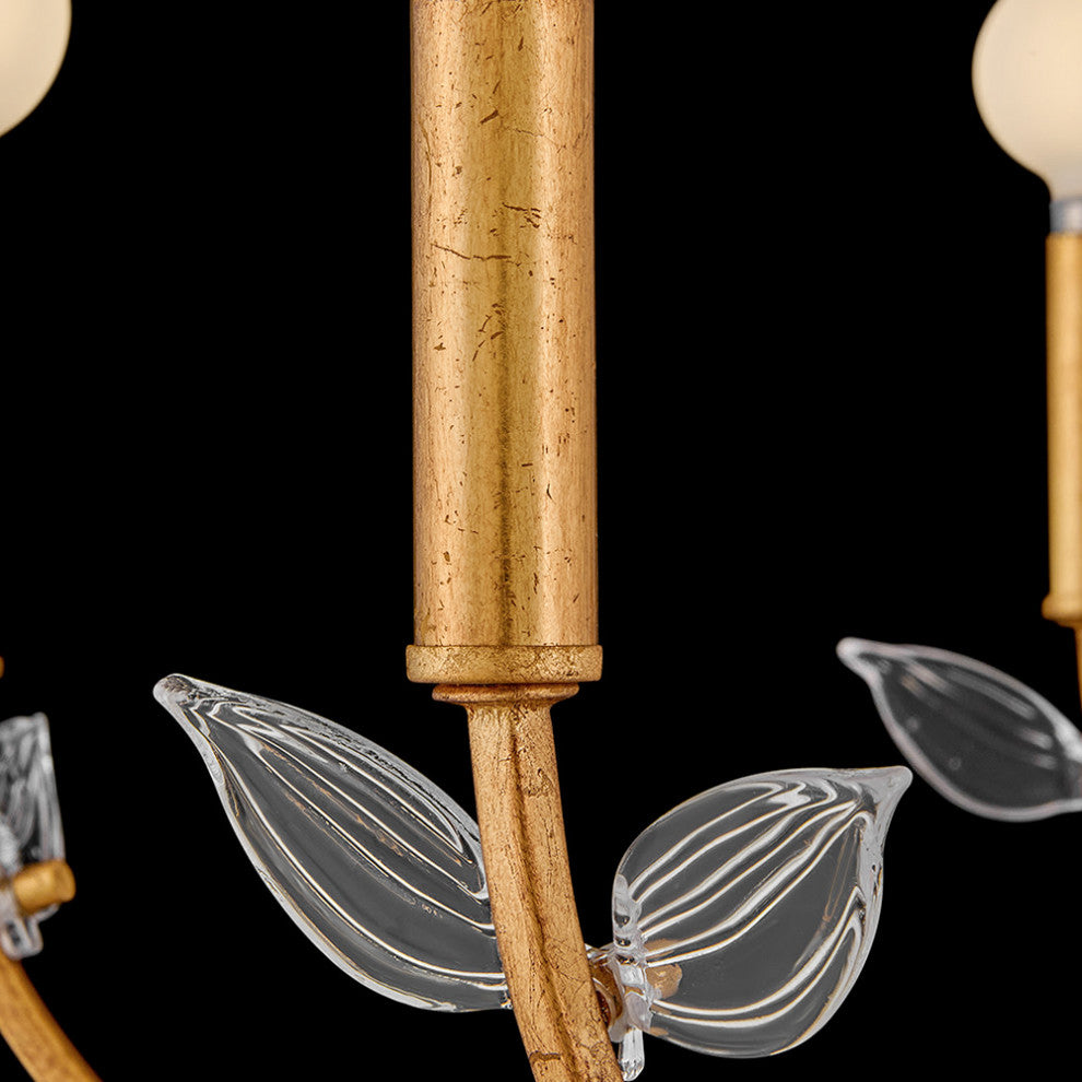 Hinkley Aliso Medium Chandelier, Distressed Brass