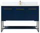 Elegant Decor Sloane Bathroom Vanity Blue