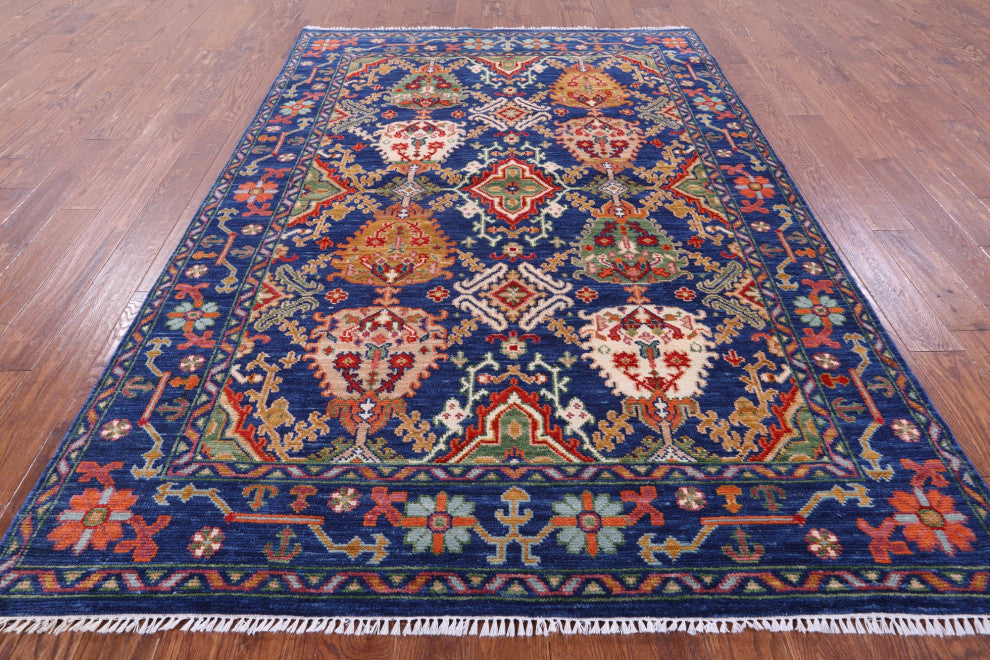 Turkish Oushak Hand-Knotted Wool Rug 6' 1" X 8' 11" - Q15459
