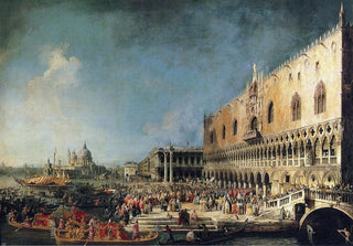Canaletto Arrival of the French Ambassador at the Doge's Palace Wall Decal
