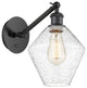 Innovations 317-1W-BK-G654-8 1-Light Sconce, Matte Black