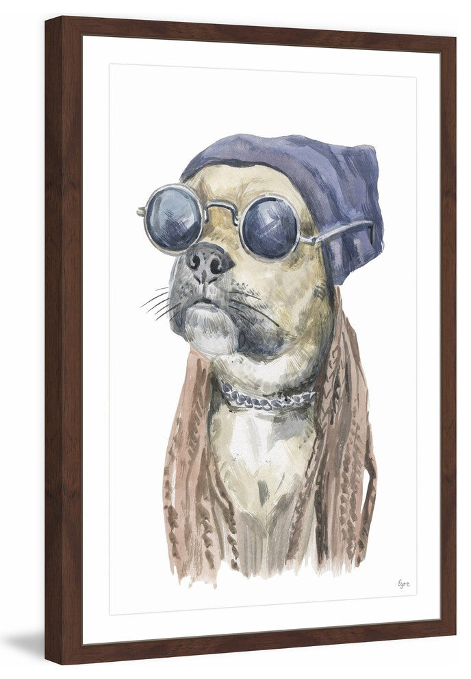 "Rockstar" Framed Painting Print, 20"x30"