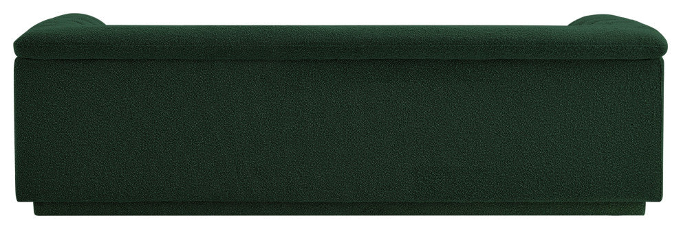 Cascade Upholstered Set, Green, Boucle Fabric, Sofa