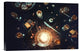 "Supernova On My Plate" Stretched Canvas Giclee by Dina Belenko, 18x12"