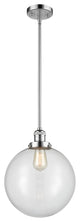 Beacon Mini Pendant, Polished Chrome, Clear
