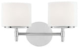 Trinity 2-Light Bath and Vanity, Polished Chrome
