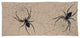 Halloween Creepy Spiders  Double layer 16 by 36-Inch Table Runner, Natural