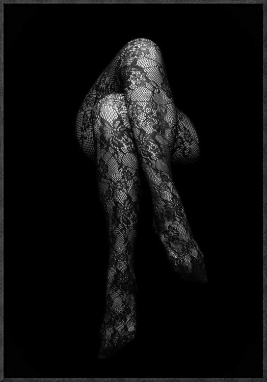 "Stockings" Framed Canvas Giclee by Nandor Laszlo, 16x23"