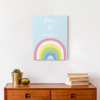 Follow The Rainbow 11x14 Canvas Wall Art