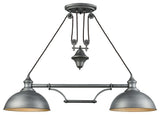 Elk Lighting Farmhouse 2-Light Pulldown Island Light