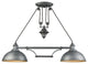 Elk Lighting Farmhouse 2-Light Pulldown Island Light