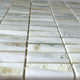 Marble Mosaic Tile, Bamboo Collection, Ming Green, Brick, Polished, Sample