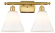 Innovations 516-2W-SG-GBC-81-LED 2 Light Bath Vanity Light, Satin Gold