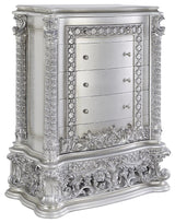Acme Valkyrie Chest Antique Platinum Finish