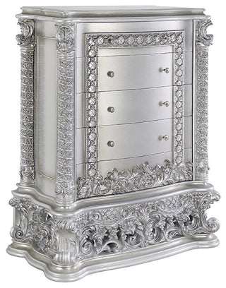 Acme Valkyrie Chest Antique Platinum Finish