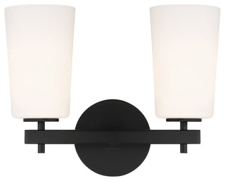 Colton 2 Light Black Wall Mount