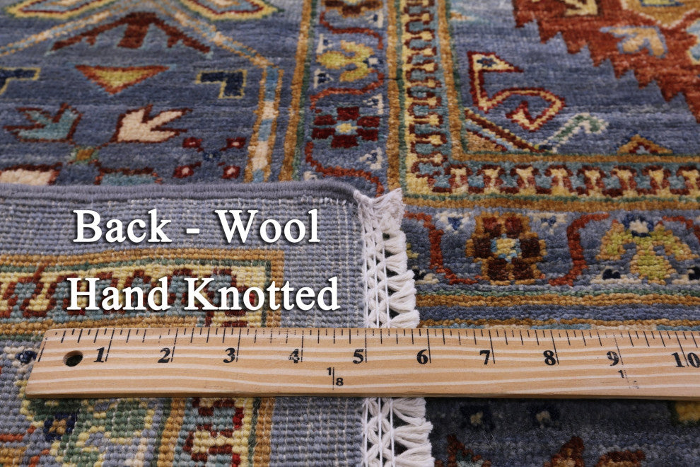 Handmade Fine Turkmen Wool Rug 10' 1" X 13' 9" - Q15635
