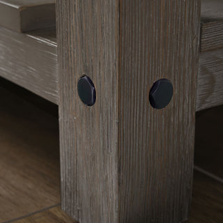 Wesley 72" Bathroom Vanity, Weathered Gray