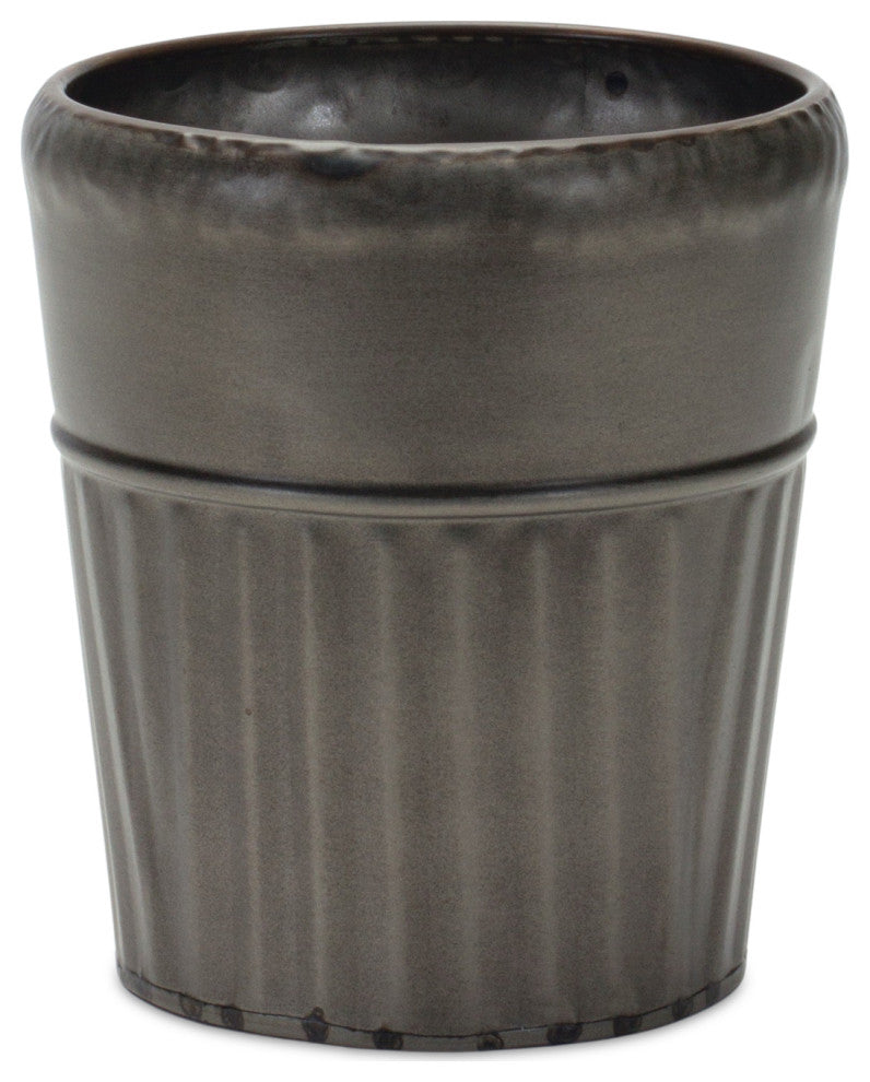 Decorative Metal Pot, 3-Piece Set