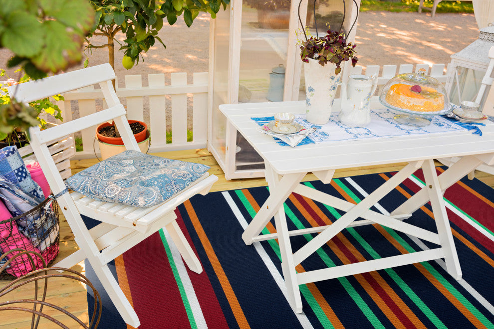 Voavah Navy 2' x 8' Runner